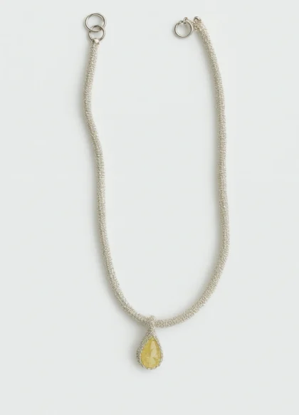 Wallka Necklace Rutilo Stone