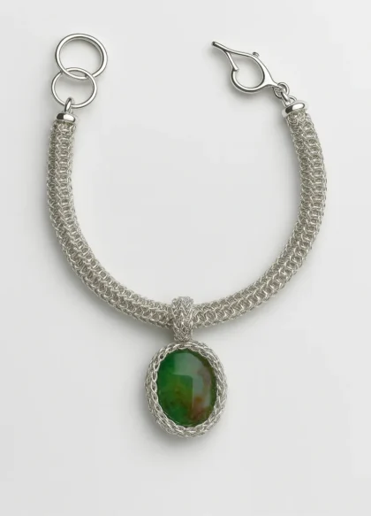 Chumpi Bracelet Andean Opal Stone